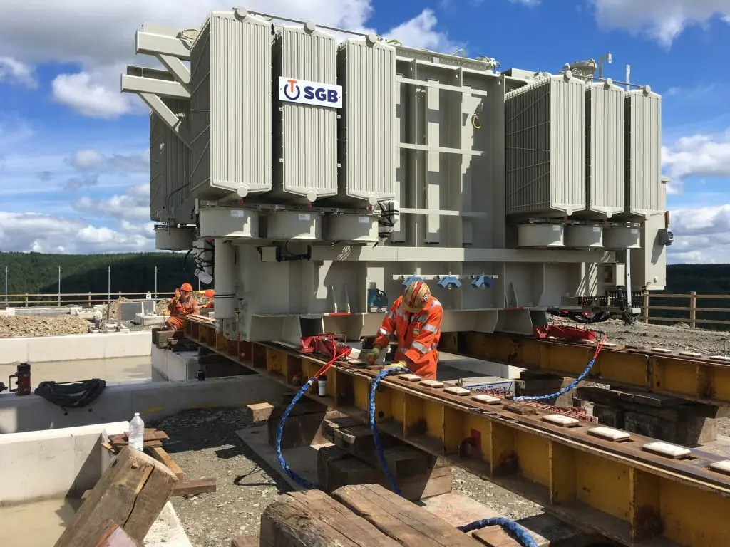 Installation of transformer