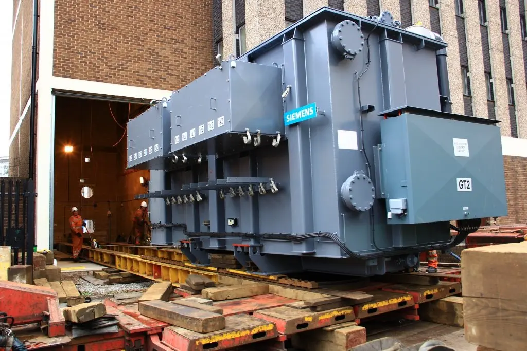 Installation of transformer